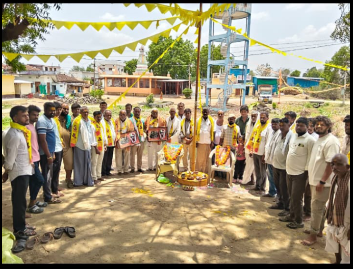 జయంతి వేడుకలకు ముఖ్యఅతిథిగా హాజరైన సర్పంచ్ కు సన్మానం,