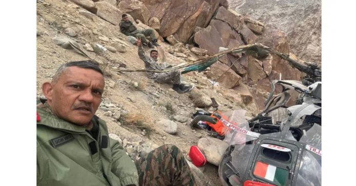Army helicopter crashes in Ladakh