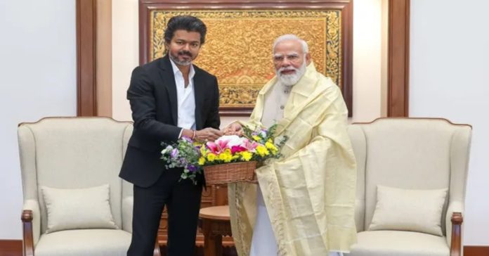 12 ఏళ్ల తర్వాత మోడీతో సీఎం విజయ్ భేటీ