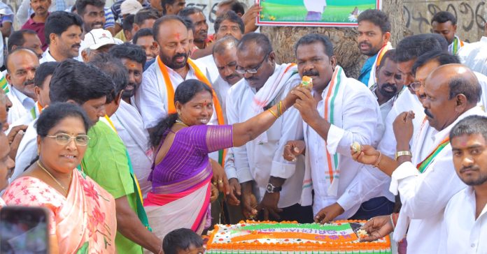 Minister Sridhar Babu.