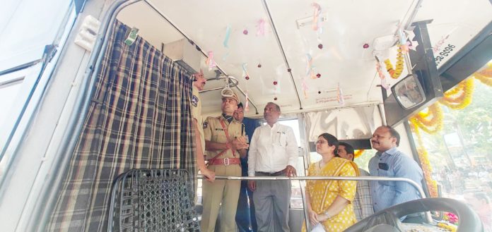 High-tech security for passenger safety: Surveillance eyes in TGRTC buses!