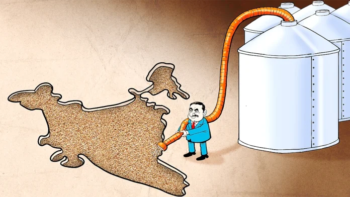 Food Grains Fall into Adani's Grip