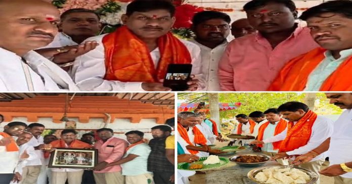 Sri Lakshmi Narayana Chariot Festival: Former MP BB Patil Attends