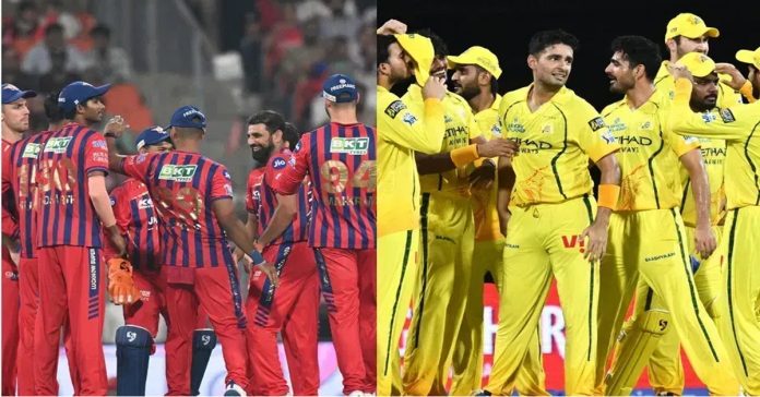 CSK wins the toss.