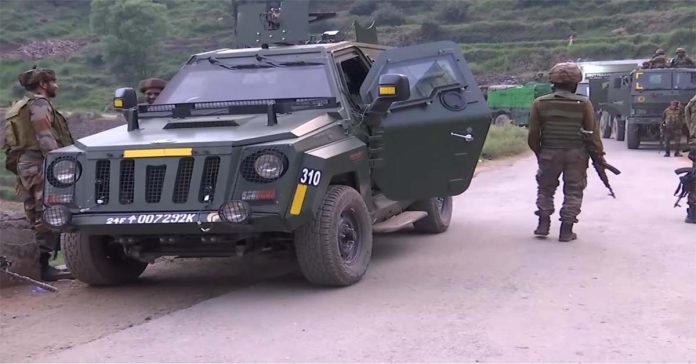 Terrorist activity in the Manjakote sector.