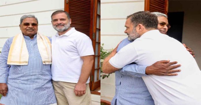 Siddaramaiah Meets Congress High Command