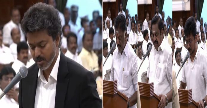 New MLAs take oath in Tamil Nadu