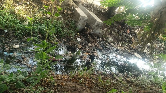 Release of bulk milk waste into canal