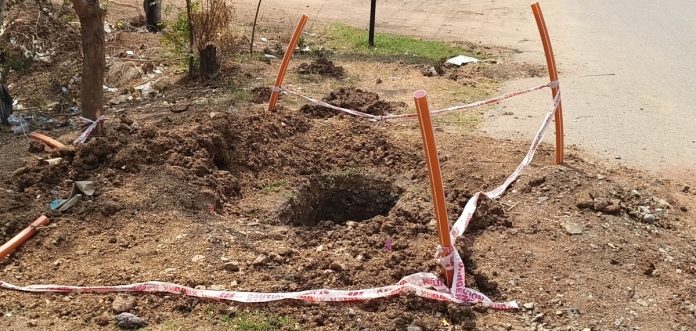Fiber cable excavations at will