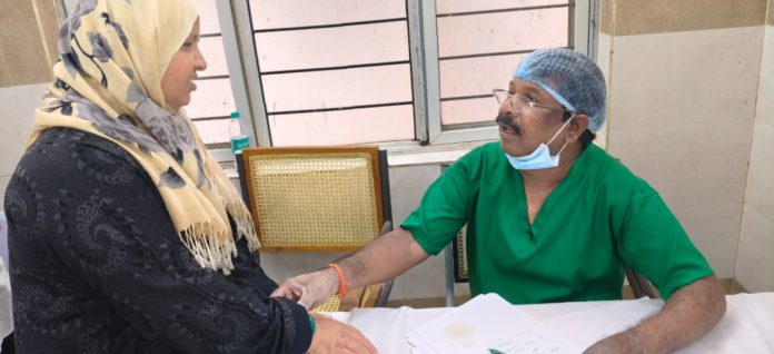 MLA Vamsikrishna provided medical services to patients.