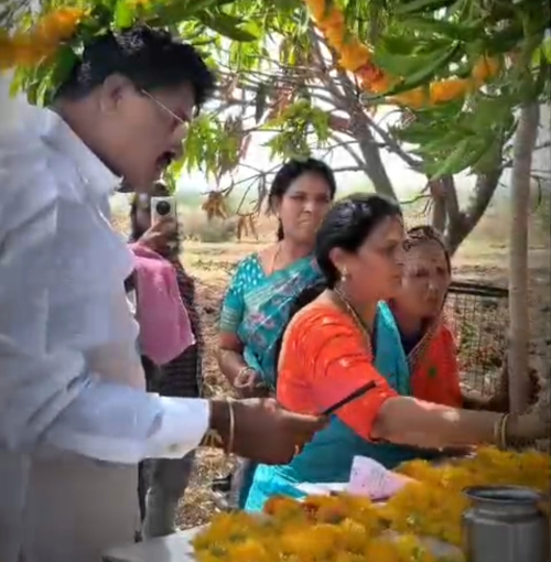 తండ్రి మారప్ప వర్ధంతి వేడుకలో మాజీ ఎమ్మెల్యే