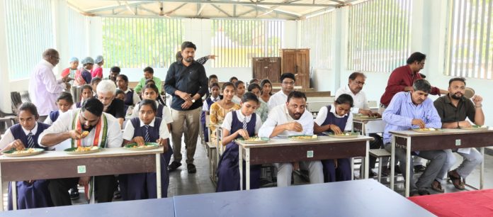 Rahul Gandhi's birthday: MLA shares a meal with students.
