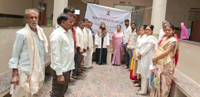 యోగా శిక్షణ తరగతులపై అవగాహన