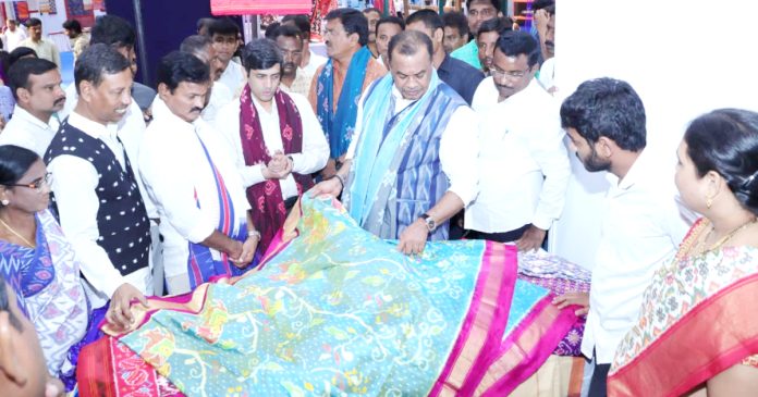 Aiming for international recognition for Pochampally handlooms.