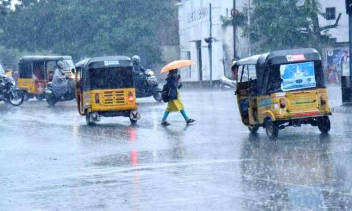 Heavy rain in the state