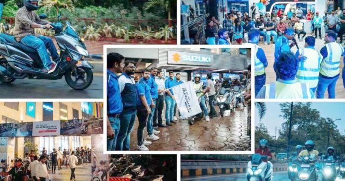 హైదరాబాద్లో
సుజుకి స్కూటర్ల సందడి