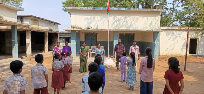 ప్రభుత్వ పాఠశాలలో ఘనంగా రాష్ట్ర ఆవిర్భావ వేడుకలు