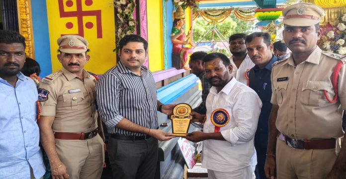 SP Akshansh Yadav performs special pujas on Durga festival