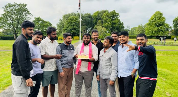 Former Minister Harish Rao's birthday celebrated in grand style