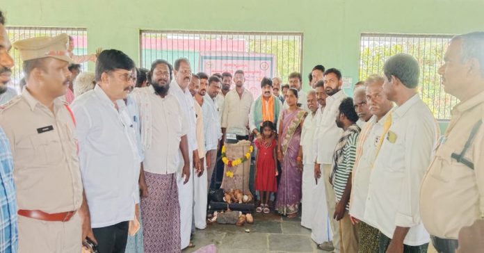 MLA Inaugurates Sorghum Procurement Center