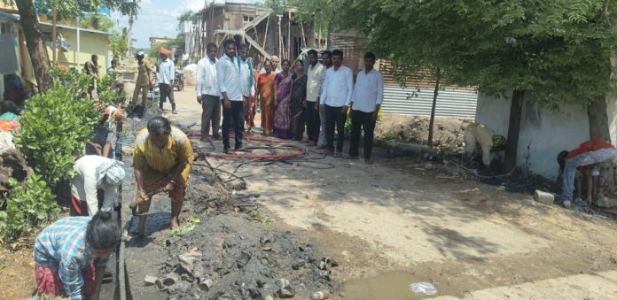 Sanitation works intensified in Barangedgi.