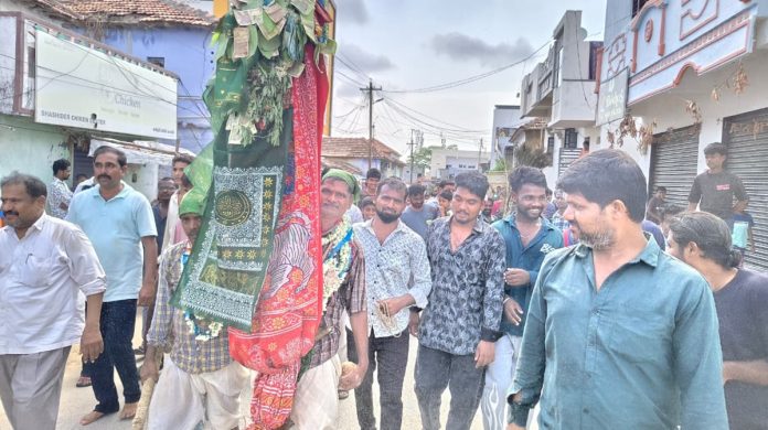 Muharram festival in the town