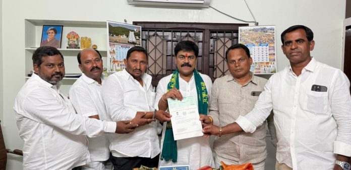 Distribution of CMRF cheques at PVR Bhavan