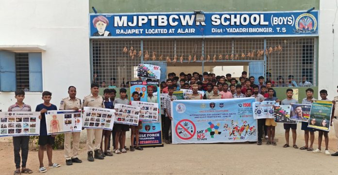 Creating awareness among students about narcotics and psychotropic substances.