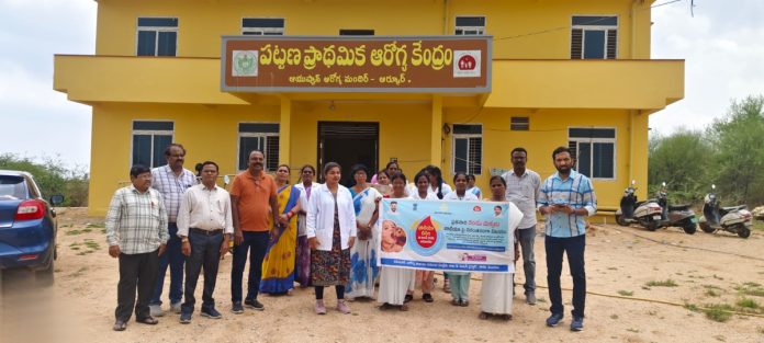 Awareness for health staff regarding polio drops