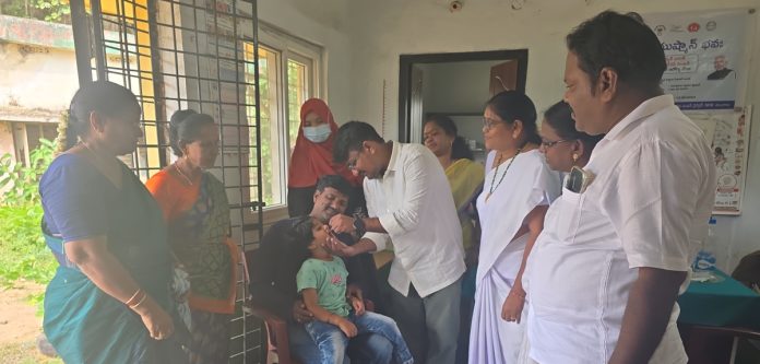 Pulse Polio drive successful in Ashwaraopeta.