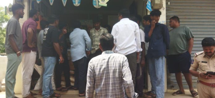 Family members distressed over the body