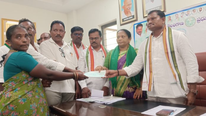 MLA Jare distributes Kalyana Lakshmi cheques worth ₹6.39 crore under 'Praja Palana' today.