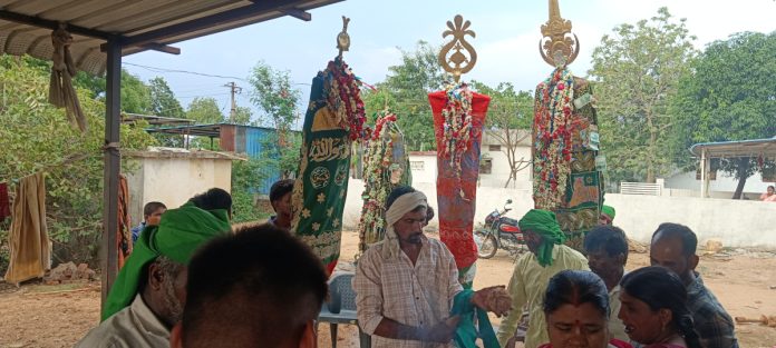 Grand celebration of Muharram at Veeranna Gutta