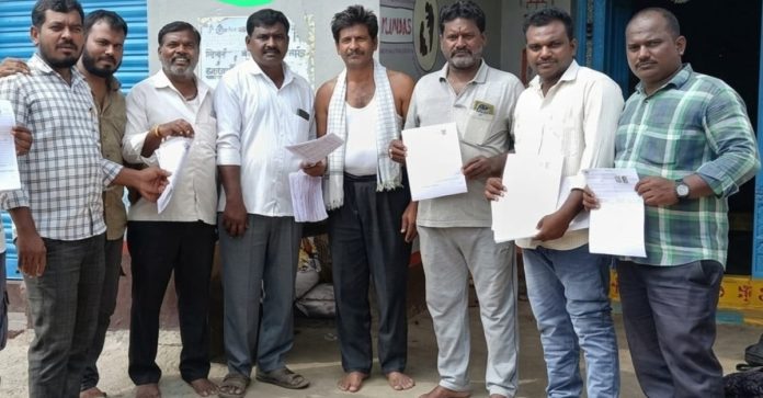 Young men who participated in the recruitment process at Ladegaon.
