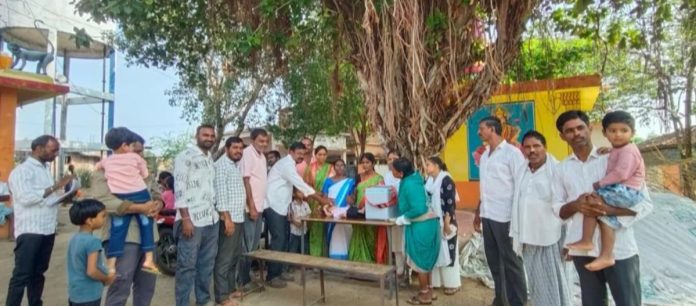 Pulse polio successfully administered in the mandal