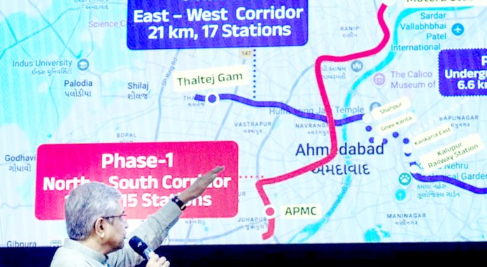 Approval for Ahmedabad Metro Rail Phase-2A