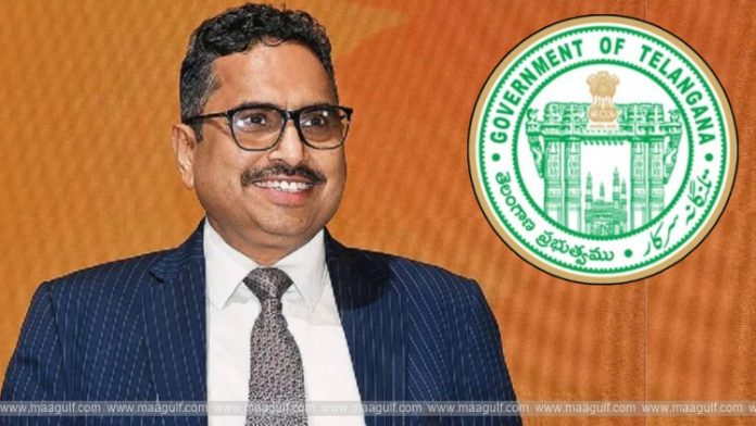 Sanjay Jaju assumes charge as Telangana Chief Secretary.