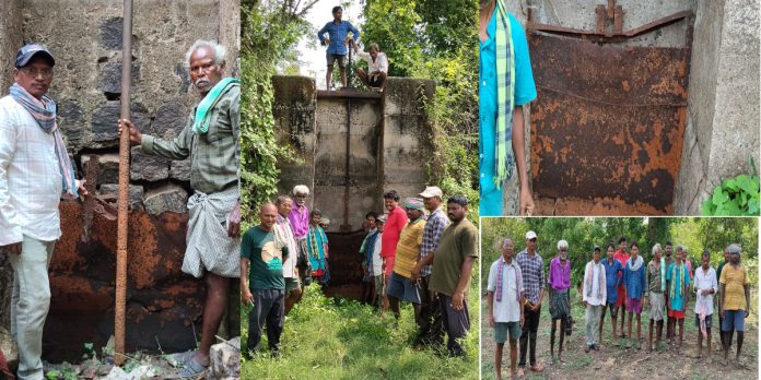 Palavagu Project sluices dilapidated.