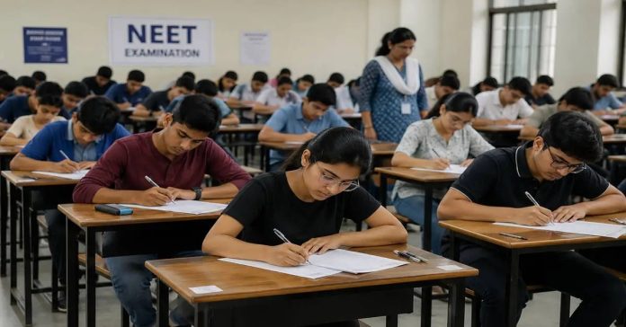 NEET re-test held peacefully