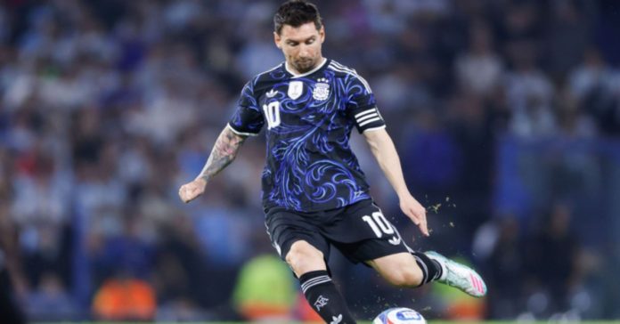 Messi sets a new record in FIFA World Cup history.