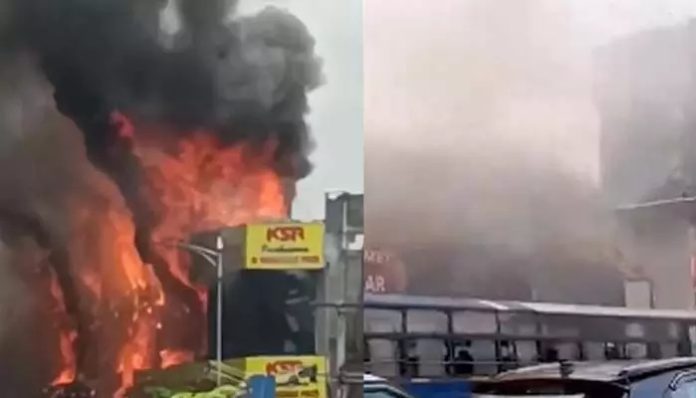 Fire Accident in Ameerpet