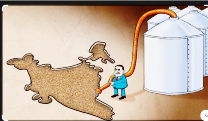 Do not hand over food stocks to Adani.