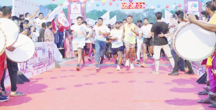 ఉత్సాహంగా అవంతిక తెలంగాణ రన్