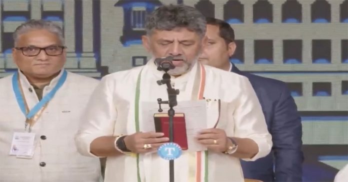 D.K. Shivakumar Sworn In as Chief Minister