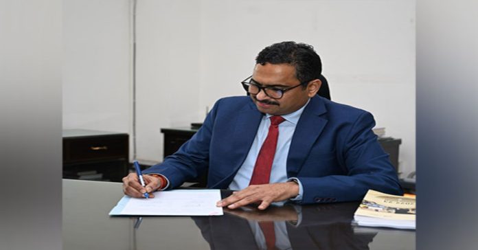 Sanjay Jaju assumes charge as Telangana Chief Secretary.