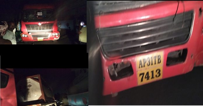 గంజాయి మత్తులో లారీ డ్రైవర్ బీభత్సం