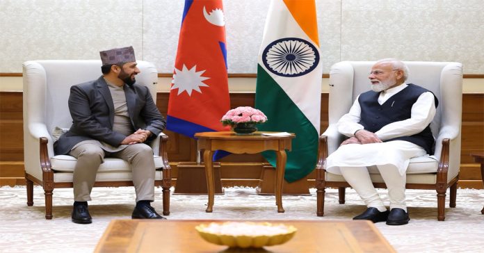 Rabi Lamichhane Meets Prime Minister Modi