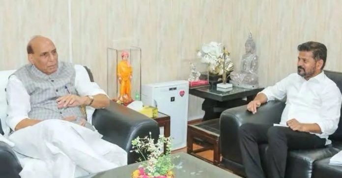 రాజ్నాథ్ సింగ్తో సీఎం రేవంత్ రెడ్డి భేటీ