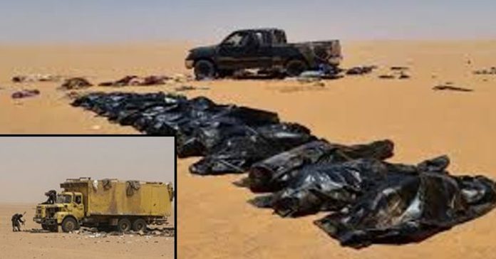 49 people, including children, die in the Sahara Desert.