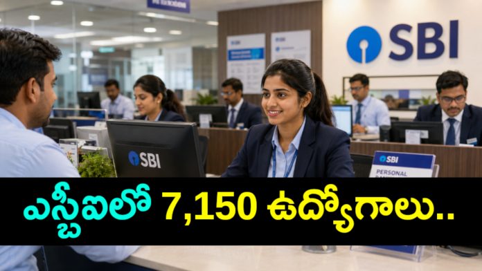 ఎస్బీఐలో 7,150 ఉద్యోగాలు..